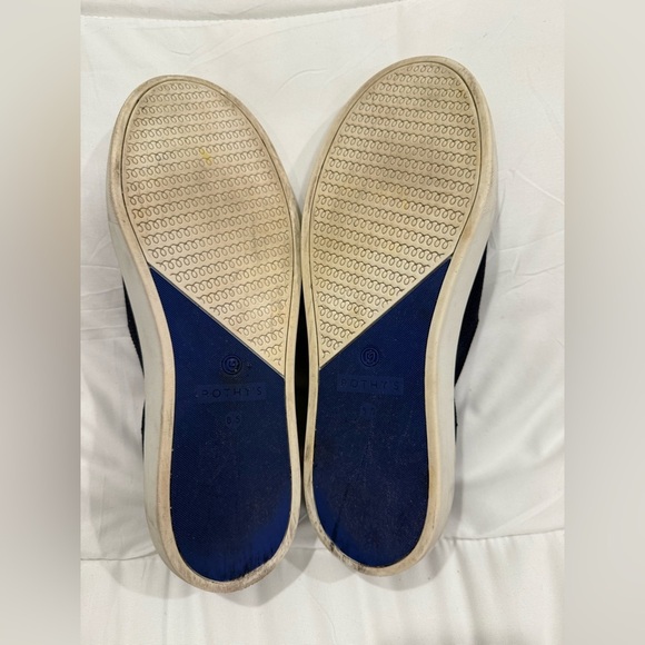 Rothy’s Women’s Loafers – Black & Blue Slip-Ons – Size 8.5 - Picture 6 of 6